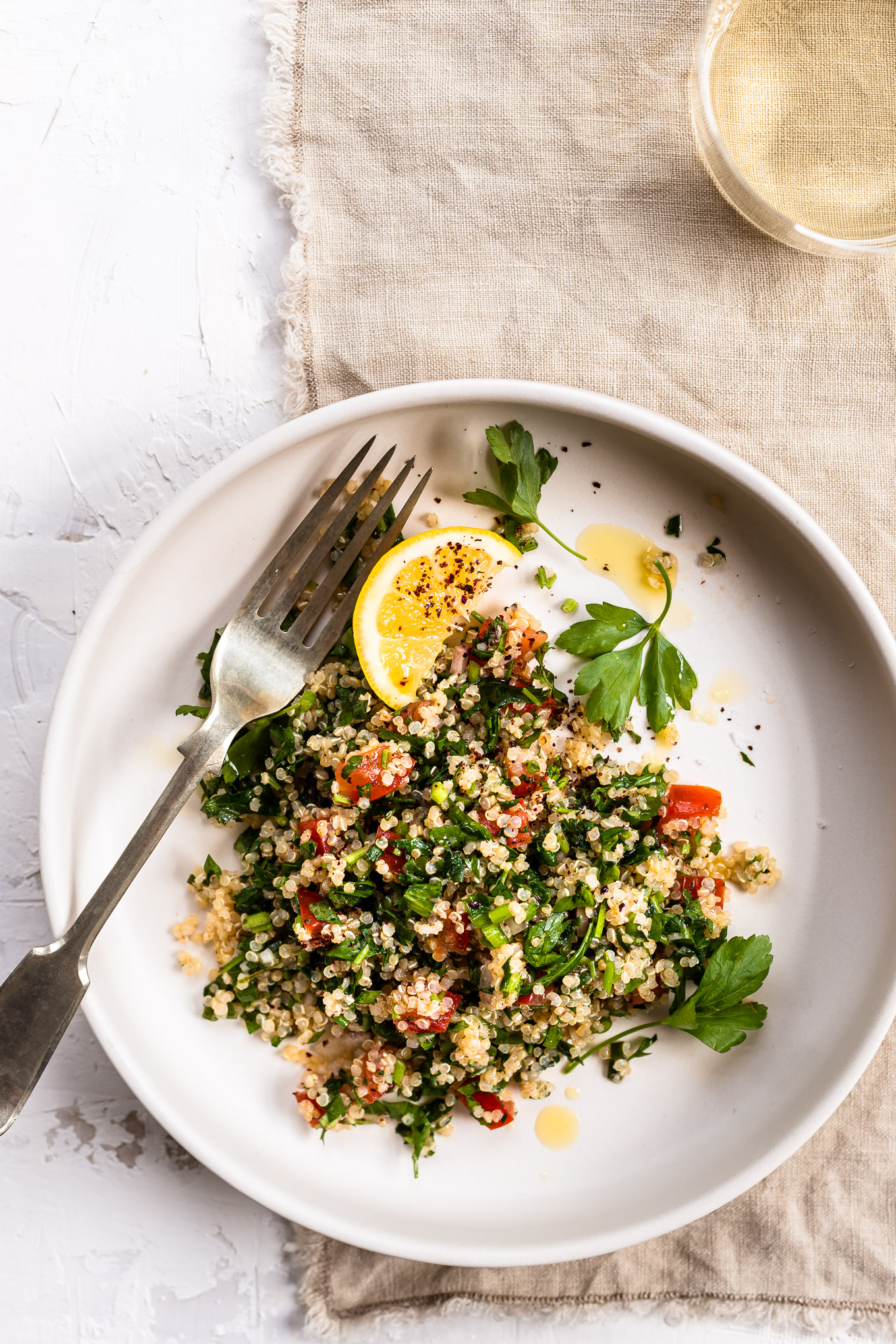 Lemony Quinoa Tabbouleh Salad – My Family Food Life